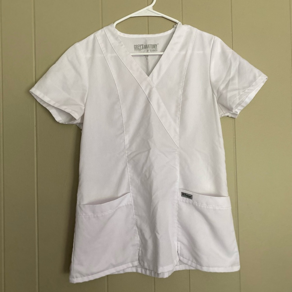 White Greys Anatomy Scrub set bundle Small